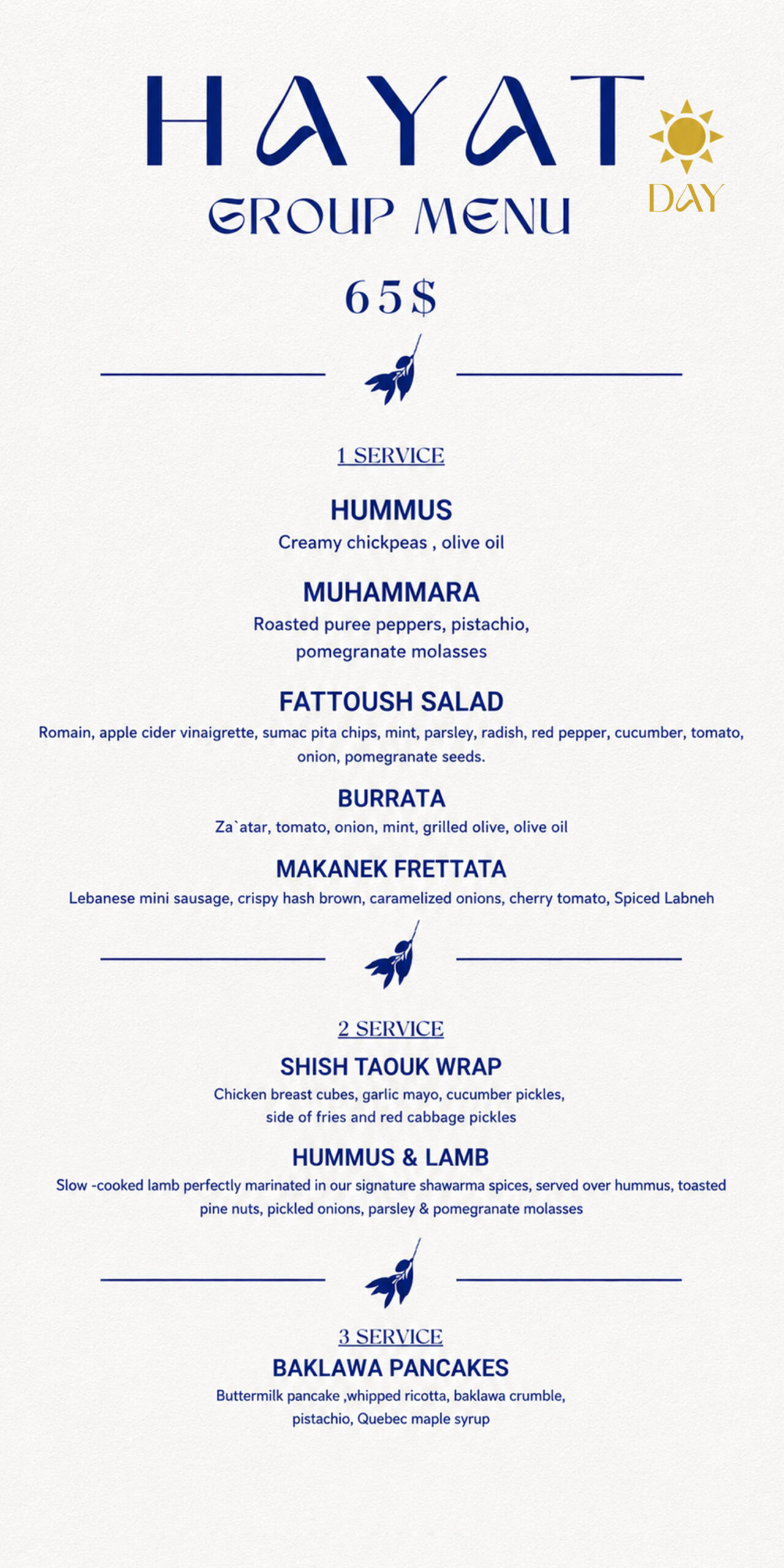 F4ll 24 - Group Menus HAYAT - 85$ E